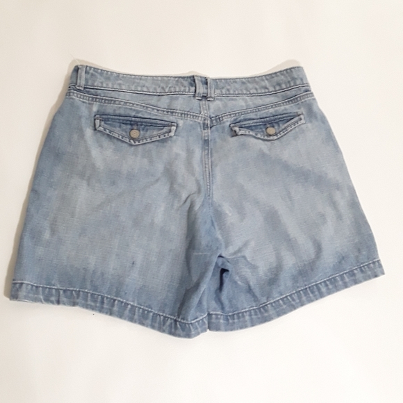 Womens Classic High Rise Jean Shorts 10 - Picture 2 of 5